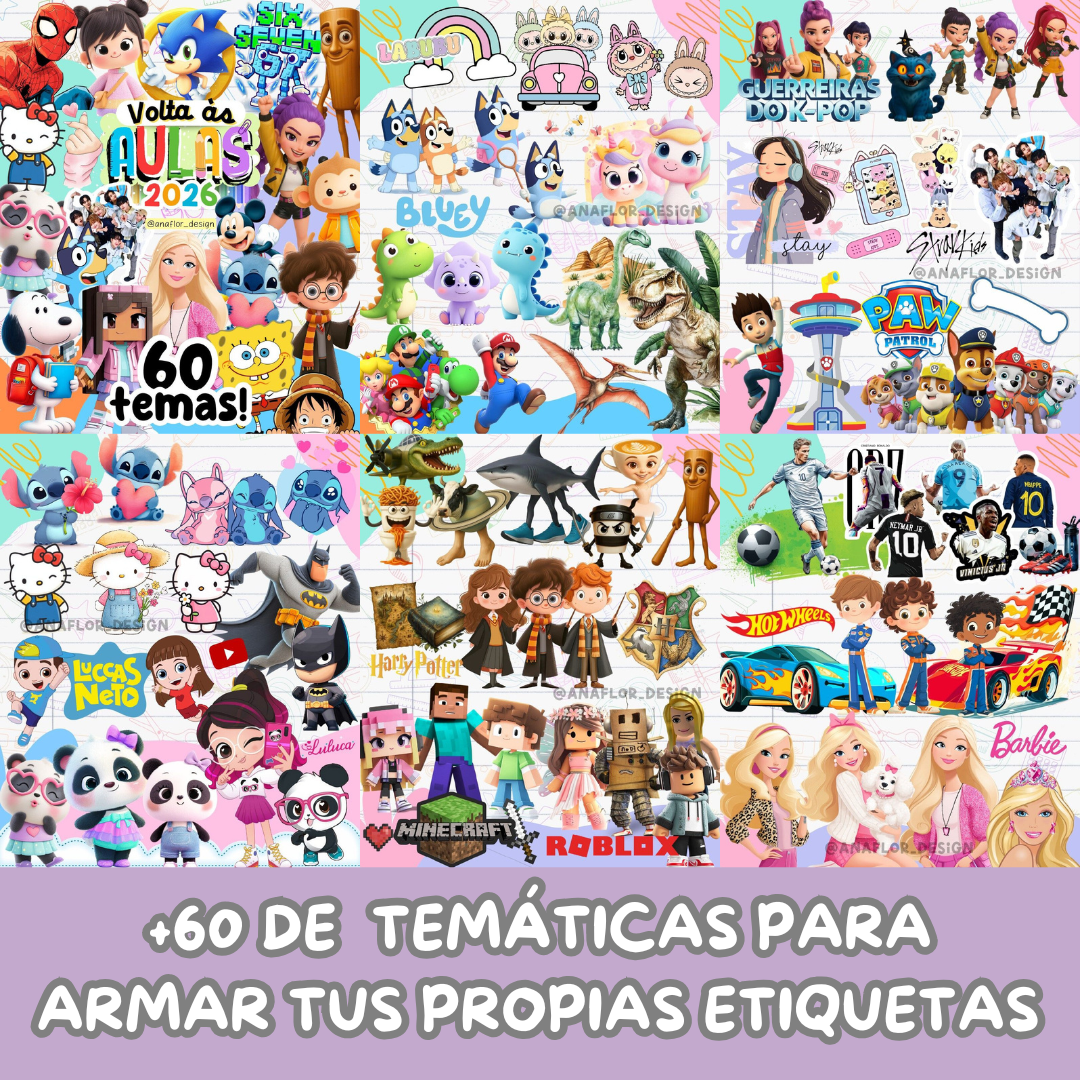Mega Pack de Personajes